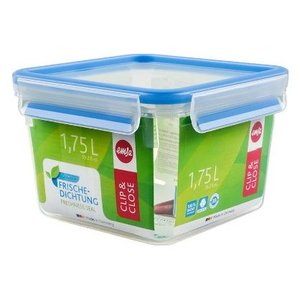 Boîte alimentaire CLIP & CLOSE sans BPA 1,75 L, bleue transparente, pour cuisine, pots de conservation, modèle 508537 - Product Image 1