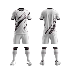 Nuevo Conjunto de Uniforme de Fútbol, Camiseta y Pantalones Cortos Motion Line, Ropa Deportiva para Equipo, Kit de Entrenamiento - Product Image 3