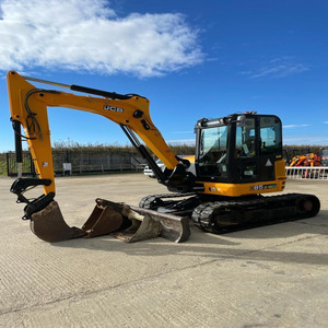 รถขุดขนาดเล็ก JCB 85Z-1 ECO น้ำหนัก 8.57 ตัน พร้อมบุ้งกี๋ 3 ใบ แบบ Zero Tail Swing ระบบไฮดรอลิก ห้องโดยสารติดแอร์ ขาย - Product Image 1