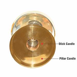 Portavelas de Metal Pulido para Decoración, Portavelas de Metal, Candelabro de Lujo de Aluminio - Product Image 3