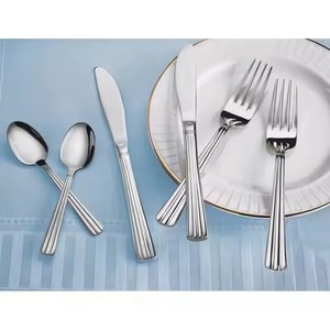 Juego de Cubiertos de Hotel, Acero Inoxidable, Tenedor, Cuchara, Cuchillo, Cubiertos de Metal, Utensilios de Comedor - Product Image 5
