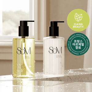 SOM Moisturizing Body <b>Wash</b> & Lotion <b>Liquid</b> Formula 310g/300g Made in France - Product Image 2