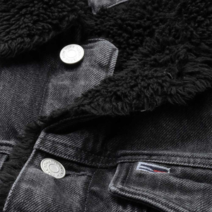 Haute Qualité Conception Personnalisée 100% Coton Vintage Denim Veste Lavé Broderie Patchwork Partout Imprimer Jeans Veste Pour Hommes - Product Image 6