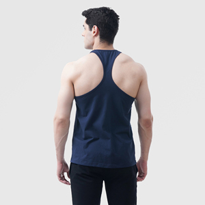 High Quality Compression <b>Sleeveless</b> Men's Tank <b>Tops</b> for Summer Fitness Gym Training Custom High Knitted Weave OEM Blank Product - Product Image 5
