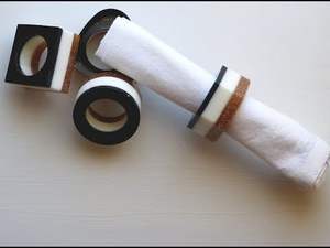 Juego de Anillos para Servilletas de Resina Hechos a Mano de Lujo, Ecológicos y Duraderos, Diseño Único Artesanal para Banquetes, Fiestas y Cenas Elegantes - Product Image 2