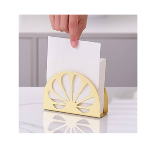 Porte-mouchoirs en laiton attrayant pour décorations de table d'hôtel Clubhouse de bureau porte-mouchoirs en laiton Design élégant - Product Image 1