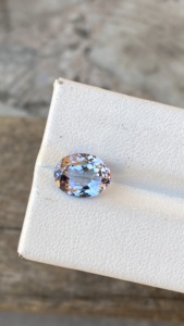 Piedra de corte ovalado de tanzanita Bio Color certificada muy Natural no calentada con excelente Color Zoisita Natural 2,30 quilates Lupa limpia - Product Image 2