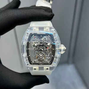 Top Factory High-quality Tourbillon 56-01 Crystal <b>Mechanical</b> <b>Watch</b> Sapphire Luxury <b>Watch</b> High-end Fashion Tonneau <b>Watch</b> - Product Image 6