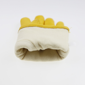 Guantes de Trabajo de Cuero Impermeables para Invierno, Guantes de Seguridad para Motociclistas con Forro Polar - Product Image 6