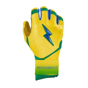 Guantes de Bateo de Béisbol Profesionales para Adultos, de Piel de Cabra, con Puño Corto, Cierre de Velcro Ambidiestro, Transpirables, Duraderos y de Primera Calidad - Product Image 2