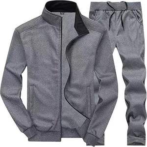 Men's Premium Quality Polyester Fabric Sports Tracksuit <b>Set</b> <b>Plus</b> <b>Size</b> Quick Dry Breathable Eco-Friendly Fashion <b>Jogger</b> Tracksuit - Product Image 1