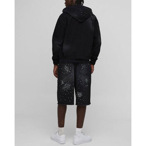 Nueva moda con cremallera hasta las sudaderas con capucha de los hombres Casual de manga larga de algodón mezclado cálido Streetwear sudaderas con capucha - Product Image 2