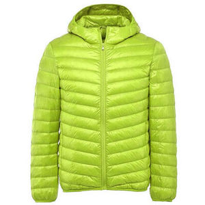 Chaqueta de Invierno Casual para Hombre, Estilo Vintage, con Capucha, Impermeable, de Poliéster, con Cierre de Cremallera y Tela Vaquera en la Parte Delantera - Product Image 4