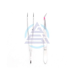 Pince de dentiste en acier inoxydable pince à épiler outil de nettoyage des dents cuspidales pour clinique dentaire pas cher prix bas quantité minimale de commande - Product Image 1