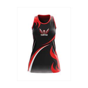 ชุดเดรสเน็ตบอลสำหรับผู้หญิงชุดเครื่องแบบทีมพิมพ์ลาย - Product Image 3