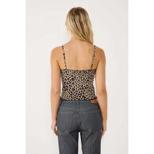 <b>Strappy</b> Leopard Print <b>Top</b> Bodysuit - Product Image 5