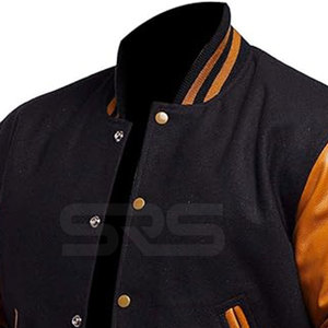 Latest Wholesale Windproof <b>Waterproof</b> Formal Canvas Men Wool/Polyester Sleeve Camouflage Letterman Jacket Front Logo Spring Best - Product Image 4