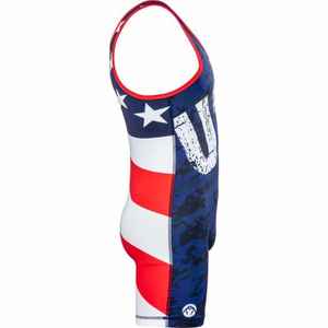 Équipement de lutte en polyester 100% personnalisé pour adultes et jeunes, couvre-chef avec impression complète, vente en gros - Product Image 6