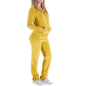 Ensemble 2 pièces personnalisé avec logo pour femme : sweat à capuche oversize et pantalon en molleton chaud en coton et polyester, taille plus - Product Image 2