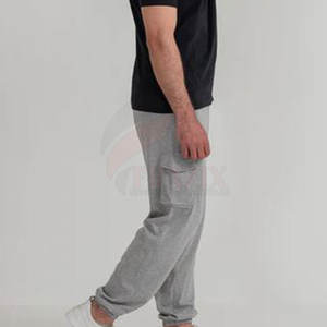 Vente en gros Pantalon cargo décontracté taille haute pour hommes Vêtements de sport d'hiver légers à vendre en ligne - Product Image 2