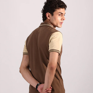 Polos sólidos informales para hombre, alta calidad, venta al por mayor, ropa para hombre, Polo disponible en diferentes colores - Product Image 4