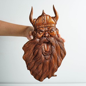 งานศิลปะแกะสลักด้วยมืองานศิลป์งานแกะสลักทำจากไม้สามารถปรับแต่งได้สำหรับแขวนผนัง - Product Image 6