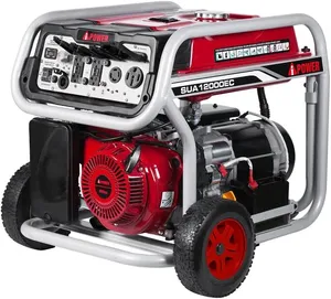Générateur portable de 12000 watts avec démarrage électrique et kit de roues - Product Image 2