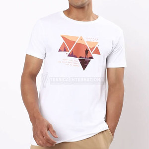 Camiseta de algodón para hombre, tejido suave de primera calidad para actividades al aire libre, camiseta de tela transpirable suave a la moda para hombre - Product Image 1
