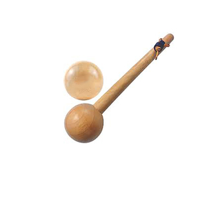 Bate de Cricket de Madera, Martillo para Pelotas Duras/Bate de Cricket de Madera Natural Pulida de Alta Calidad, Martillo de Madera para Golpear - Product Image 1