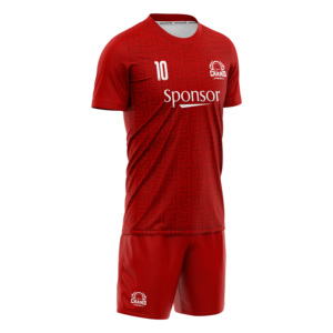 เสื้อฟุตบอลแห้งเร็วชุดฟุตบอลชุดเครื่องแบบเครื่องแบบสภาพอากาศแบบเปียก - Product Image 1