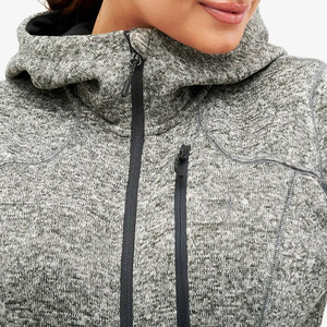 2024 tendencia de moda de alta calidad cuello redondo cremallera completa Sudadera con capucha OEM fabricante de ropa personalizada de BD Garment Factory - Product Image 3