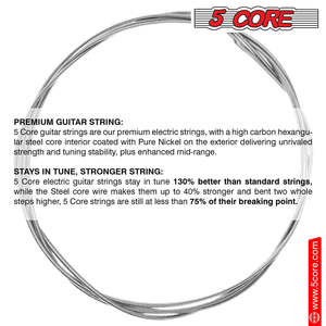 5 Core Bass Guitar <b>Strings</b> Steel Corrosion-resistant Extra <b>Light</b> Gauge Bright Tone 5 <b>String</b> Set - Product Image 3