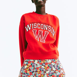 Sudadera Deportiva Personalizada al por Mayor, Último Modelo, Corte Ajustado, Cuello Redondo para Mujer - Product Image 3