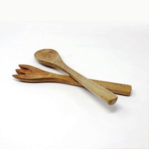 Servidores de ensalada de resina para el hogar Juego de 2 Acero inoxidable marfil Grado 202 o 304 y revestimiento PVD Tasa de fábrica - Product Image 3