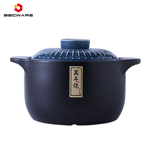 Pentola in umido, gas domestico, resistente alle alte temperature, a secco, non cracking, poco riso in padella, zuppa di ceramica, piccola casseruola - Product Image 6