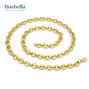 Vente chaude 925 Argent 14K Or 6mm Chaîne De Grain De Café pour Hommes Premium Colliers - Product Image 3