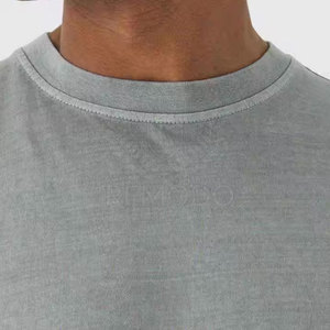 เสื้อยืดผ้าฝ้าย100% สำหรับผู้ชายสองชั้นดีไซน์ยอดนิยมมีขนาดตามสั่งสไตล์ล่าสุด - Product Image 4