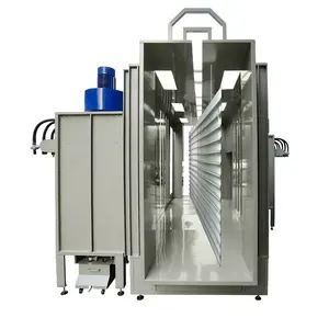 Electrostatic Manual Powder Coating Spray Booth For Aluminum Profiles