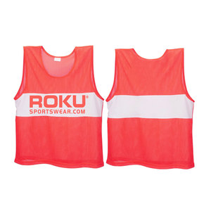 เสื้อซ้อมฟุตบอลแบบใส่กลับด้านได้เสื้อบาสเก็ตบอลเสื้อตาข่ายกีฬาปรับแต่งได้โลโก้ - Product Image 2