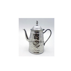 กาน้ำชาและกาแฟที่เสิร์ฟชาและกาแฟหม้อกระจกขัดเงาใหม่สำหรับร้านอาหารแฟนซีตกแต่งงานออกแบบด้วยมือ - Product Image 1