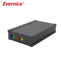 Usinage CNC Boîtier en aluminium anodisé Boîtier d'instruments électroniques Boîtier PCB Boîte de jonction