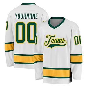 Camisetas de entrenamiento de hockey sobre hielo unisex MOQ bajo de alta calidad al por mayor con logotipo personalizado camiseta de hockey sobre hielo impresa para jóvenes - Product Image 5