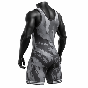 Venta al por Mayor de Fábrica, Ropa Deportiva Sublimada con Logotipo Personalizado, Secado Rápido, Transpirable, Traje de Una Pieza para Levantamiento de Pesas, Singlet Juvenil para Lucha Libre - Product Image 5