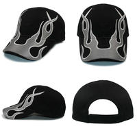 Gorra de Béisbol Flame con Bordado Personalizado, 6 Paneles, Alta Calidad, Suave, Cómoda, Informal, Estilo Dad Hat