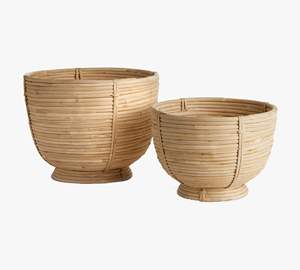 High Quality Deluxe Rattan Fruit <b>Bowl</b> Modern Design with Customized Shape for Dining Kitchenware Restaurant <b>Serving</b> Accessories - Product Image 2