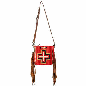 Fashion Ladies Fringe Hand Tooled <b>Leather</b> Crossbody Bag Large Capacity <b>Genuine</b> Cowhide <b>Leather</b> Floral Design <b>Handbag</b> for Women's - Product Image 5