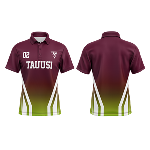 Polo de golf personnalisé avec logo, en jersey 100% polyester, coupe oversize, sublimation, manches courtes, design décontracté, t-shirt polo pour homme - Product Image 1