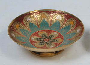 Frutero de Metal Pulido Brillante de Estilo Tradicional, Tazón para Servir Chocolate, Frutos Secos y Dátiles, Artículo Decorativo para Mesa - Product Image 6