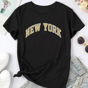 2023 moda mujer nuevo diseño seguridad Camiseta 100% algodón Casual personalizado malla impresa camiseta Logo mejor calidad precio - Product Image 4