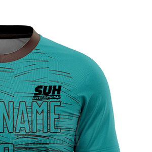 Nueva Camiseta de Fútbol Sublimada para Entrenamiento, Transpirable, de Manga Corta, de Secado Rápido, de Alta Calidad, Precio al por Mayor - Product Image 4